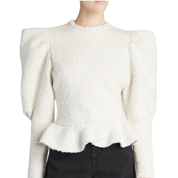 Isabel Marant
Giamili Puff-Sleeve & Peplum-Hem Top NWT - Picture 7 of 14